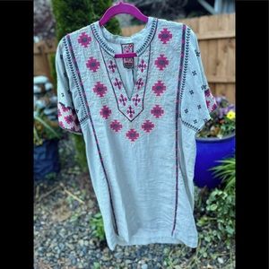 Johnny Was linen dress/tunic